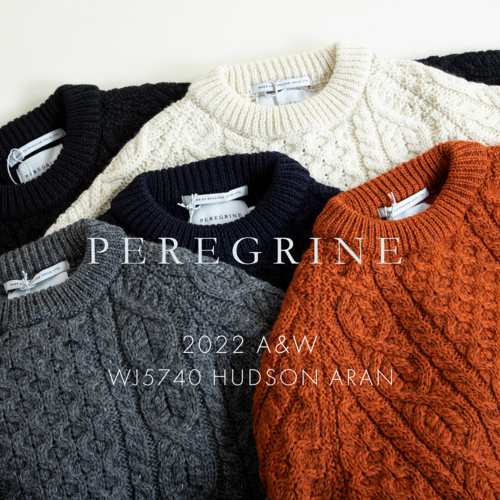 22AW PEREGRINE アランセーター入荷！